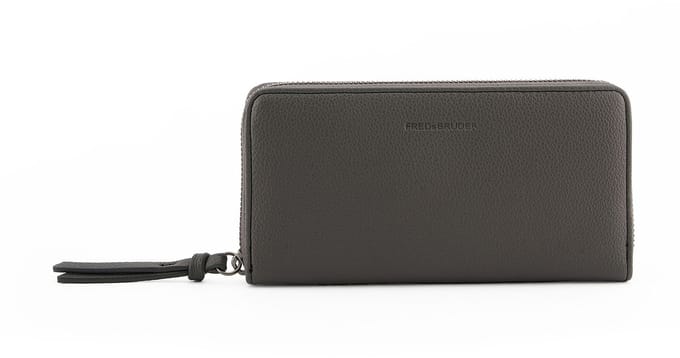 FREDsBRUDER portemonnee My Bestie Long Wallet Dark Grey donkergrijs