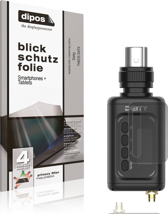 dipos – Matte Privacy Screenprotector geschikt voor Deity THEOS DXTX | Anti-Spy Beschermfolie