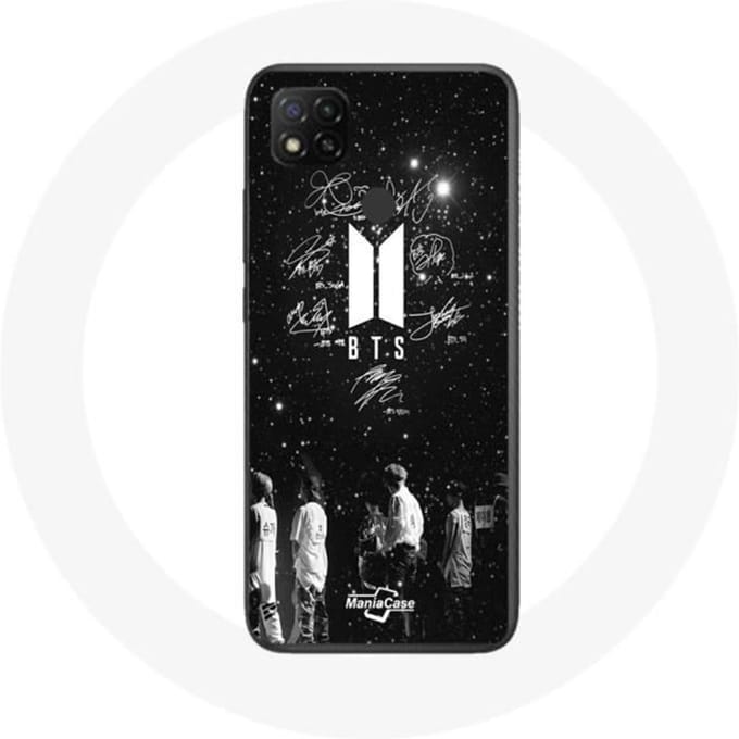 Coque - BTS - Xiaomi Redmi 9C - Souple - Noir - Membres BTS