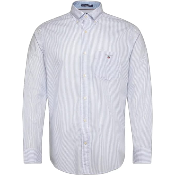 Gestreept shirt met lange mouwen Gant Poplin O.Shield
