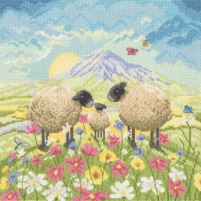 Borduurpakket Butterflies and Babies - Bothy Threads