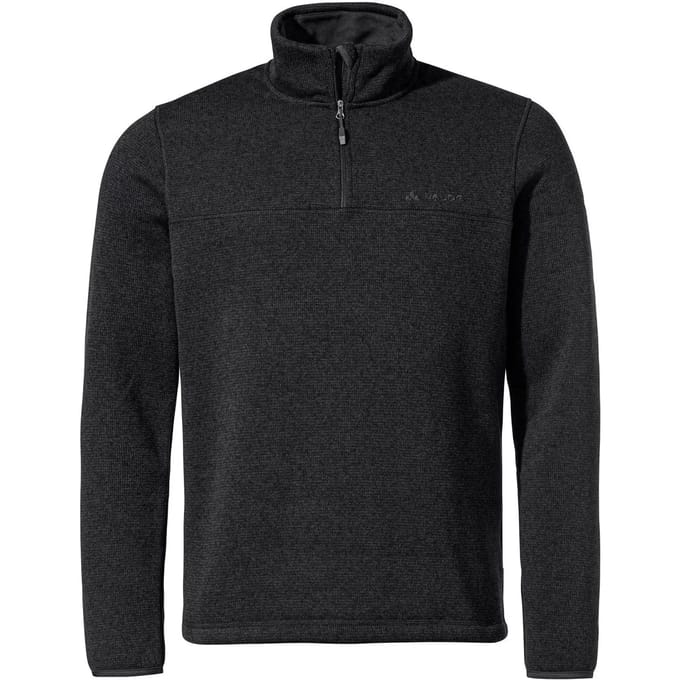 Vaude Rienza Iii Fleece Met Halve Rits Zwart M Man