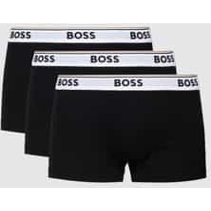 Boxershort met elastische band met logo in een set van 3 stuks