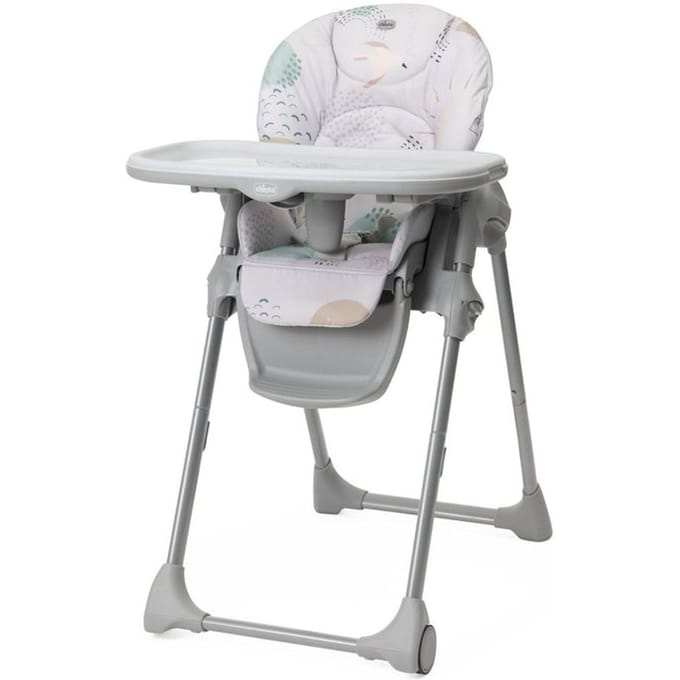 Chaise haute bébé - CHICCO - Polly Easy - Réglable - Confort - Landscape