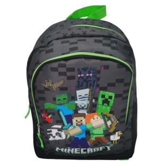 Minecraft rugzak met 2 compartimenten Boekentassen en rugzakken