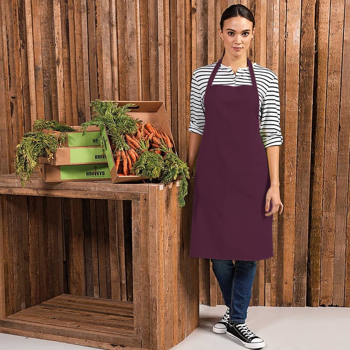 Premier Kleuren Slabberschort / Werkkleding (Aubergine)
