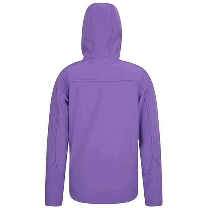 Mountain Warehouse Kinder/Kids Exodus Waterafstotend Soft Shell Jasje (Paars)