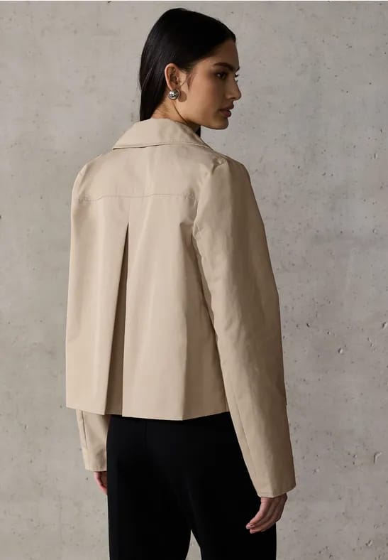 Korte trenchcoat