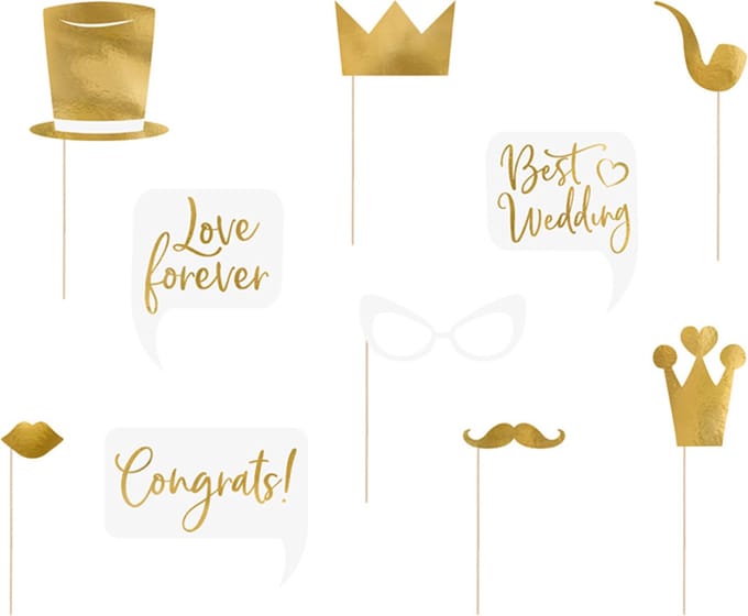 Wedding Goud - 10 stuks