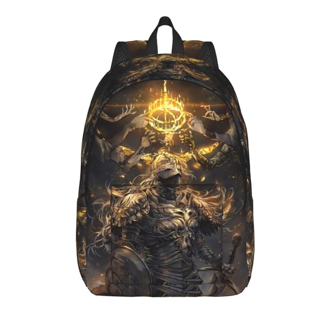 Mode Elden Ring Rugzak Mochilas Effen Middelbare School Grote Capaciteit Rucksack (as the picture,18 inches)