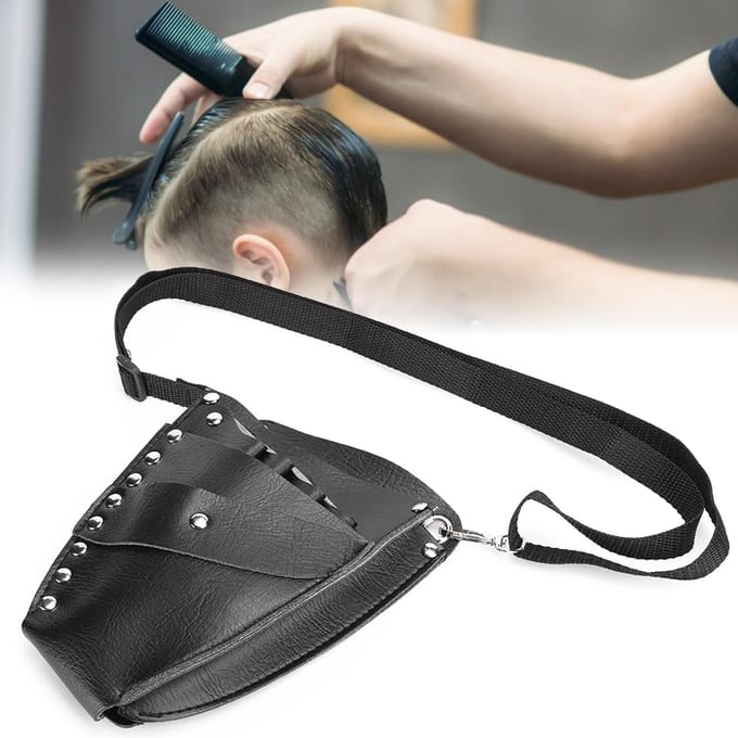 Multifunctionele Scharentas Haarclip Kam Kappersgereedschap Opberg Taille Tas gray