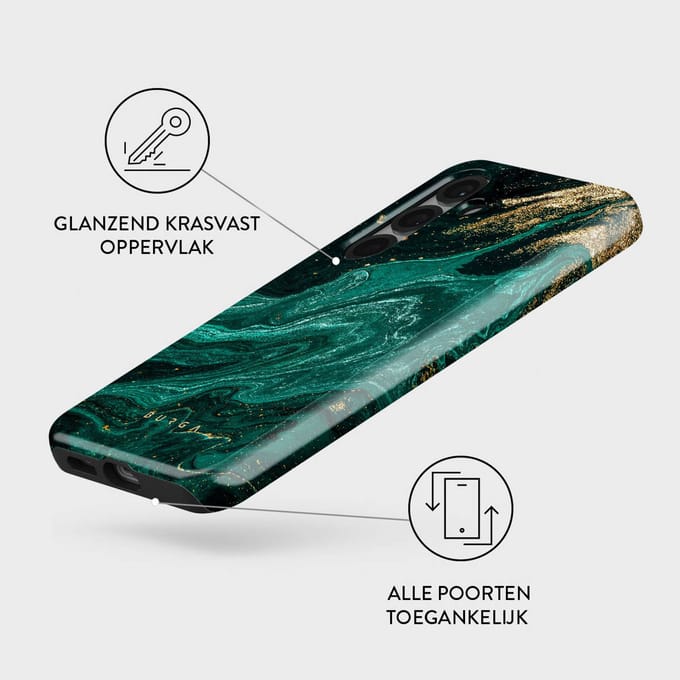 Burga Tough Case geschikt voor Samsung Galaxy S25 Plus - Emerald Pool