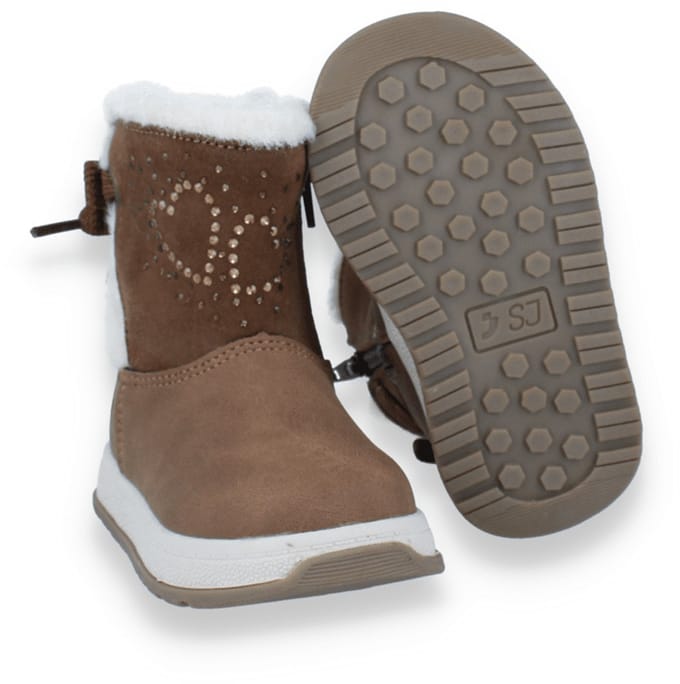 Sj Lifestyle Meisjes Enkellaars | Cognac | Maat: 20