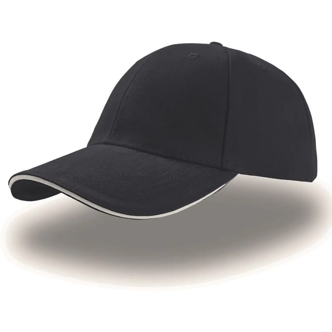 Atlantis Headwear Liberty Sandwich Cap AT610 - Navy/White - One size