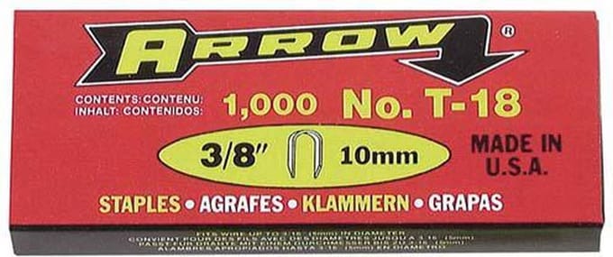 Arrow Nieten 8 mm hoogte voor T2025 per 1000 stuks