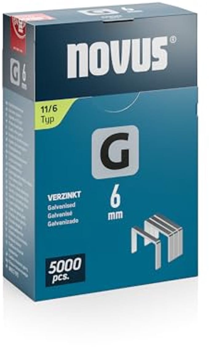 Flat Wire Clamp Type 11 voor Handtacker 6 mm - Grijs
