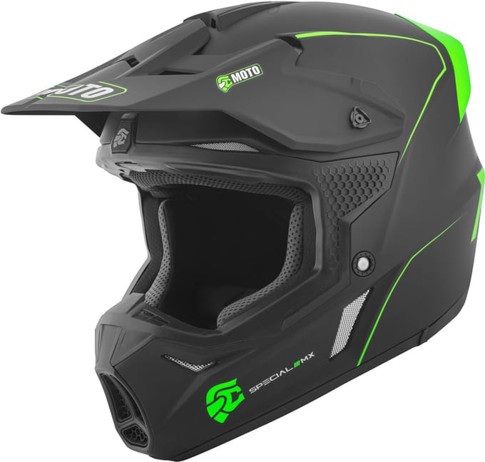 FC-Moto Merkur Straight Motorcross helm -