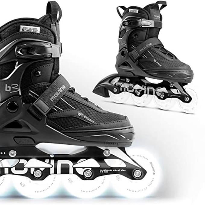 Verstelbare inlineskates voor volwassenen met LED-wielen