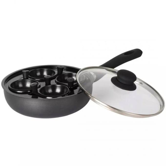 Klausberg KH-1806 - Granieten Pan - 20cm - Deksel - Wkład dla Eieren