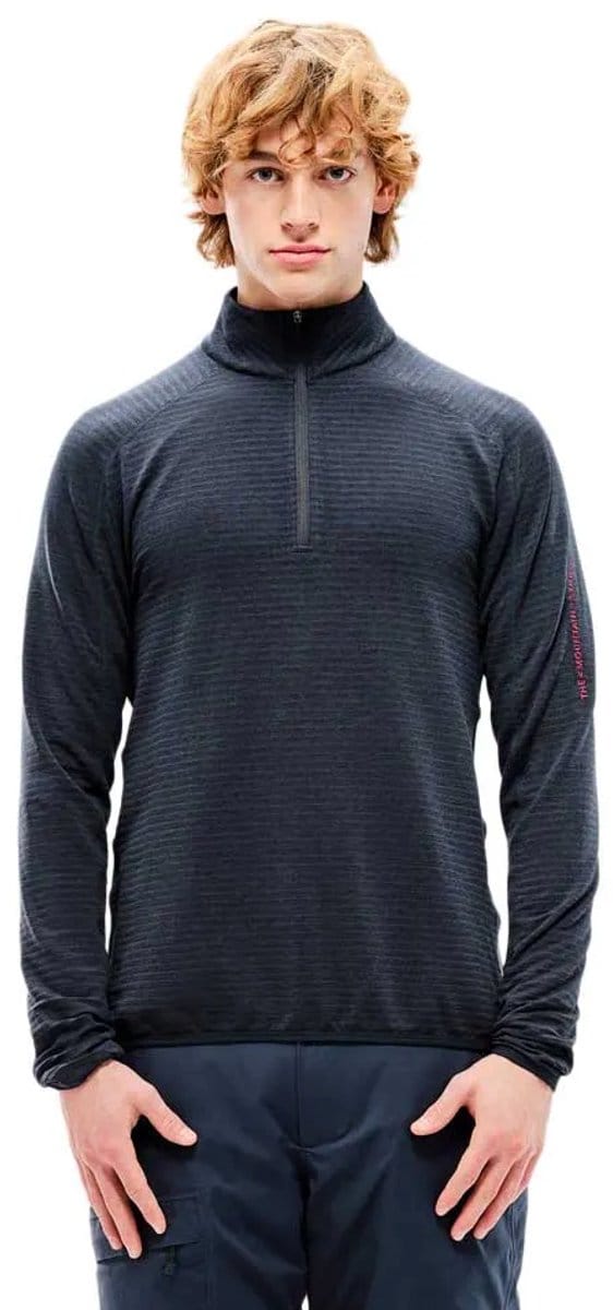 The Mountain Studio Mens Light Tech Fleece Half Zip