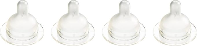Difrax Flessenspeen Wide - Maat Small - 4 stuks