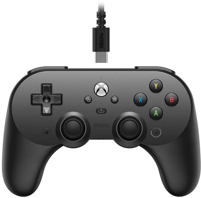 8Bitdo Pro 2 - Game Controller - USB - Analoog/digitaal - Xbox - Zwart