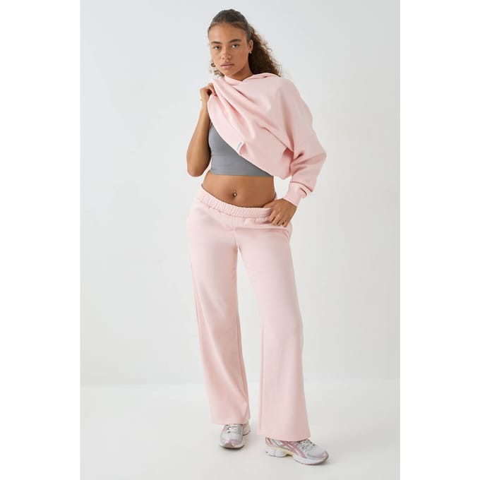Dames Dsgn Studio Lange Rechte Pijp Joggingbroek | Lichtroze | Maat: Medium