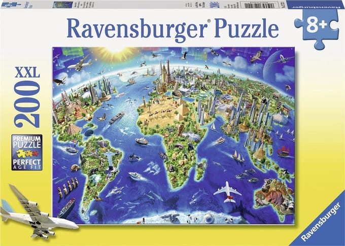 Ravensburger puzzel De wereld in symbolen - legpuzzel - 200 stukjes