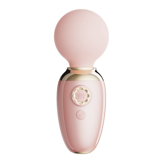 Zalo - Ava - Verwarmende Mini Wandvibrator met App bediening - Lichtroze