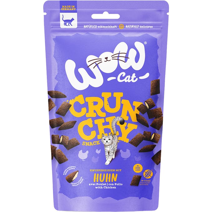 60g WOW Cat Crunchy Snack Kip voor honden