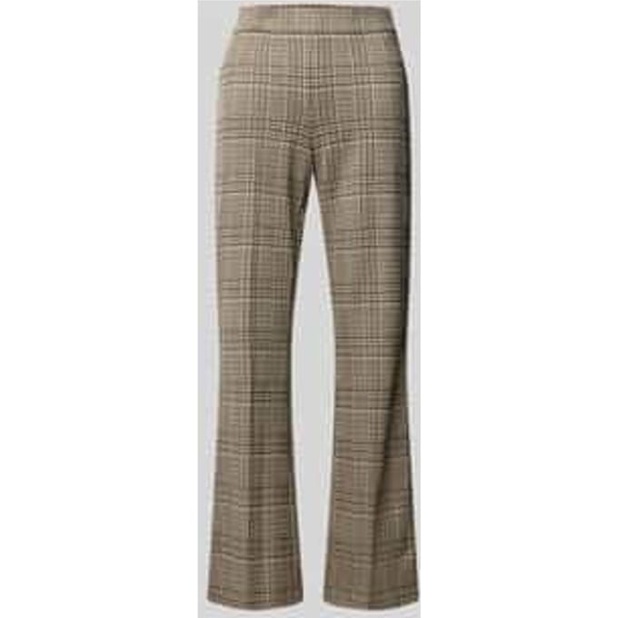 Flared fit broek met elastische band, model 'FAITH'