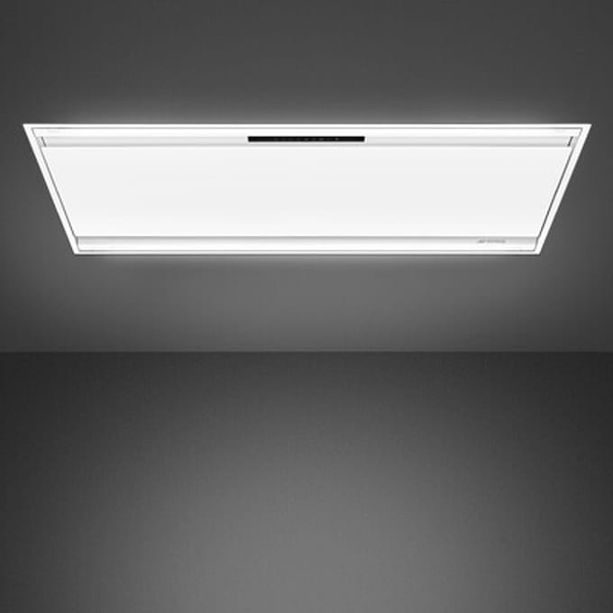 SMEG Plafond unit Afzuigkap, Plafond unit, Universeel, Matt White, 120 cm, B
