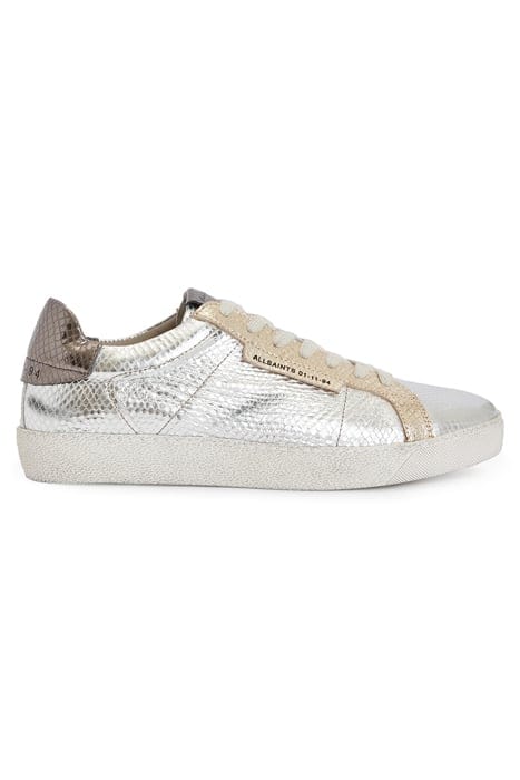 AllSaints Sheer Met Sneaker Silver/gold Größe: 41 | Trainers Outlet | Damen | Grau
