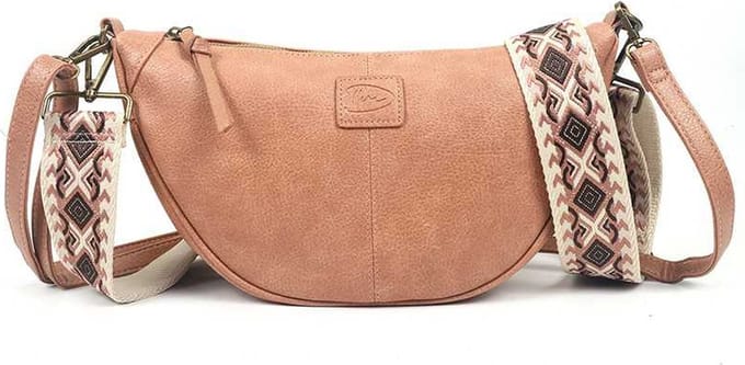 Classic pink crossbodytas Tavira