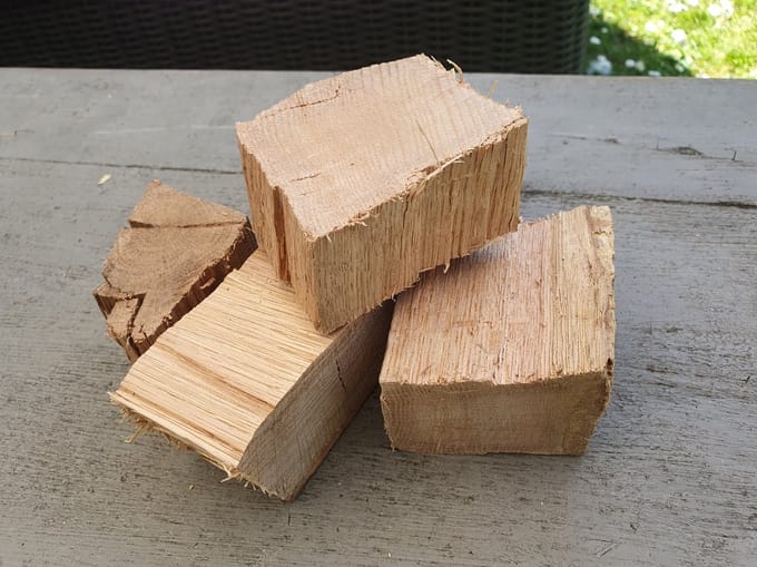 Beuken chunks 10 kg schorsvrij