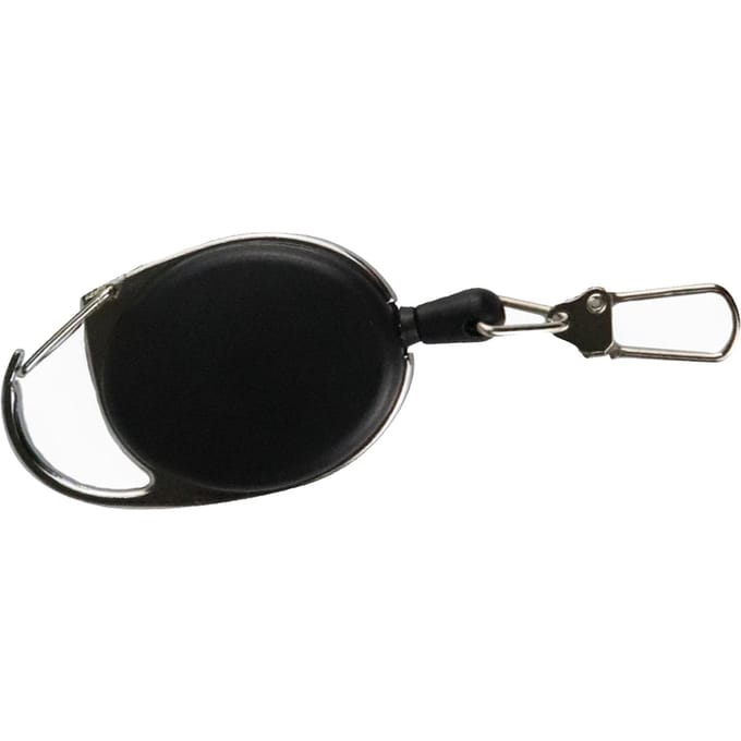 Intrekbare Sleutelhanger Heavy Duty Diefstalbestendig Snelhaak Draagbaar Multifunctioneel Intrekbare Sleutel zwart