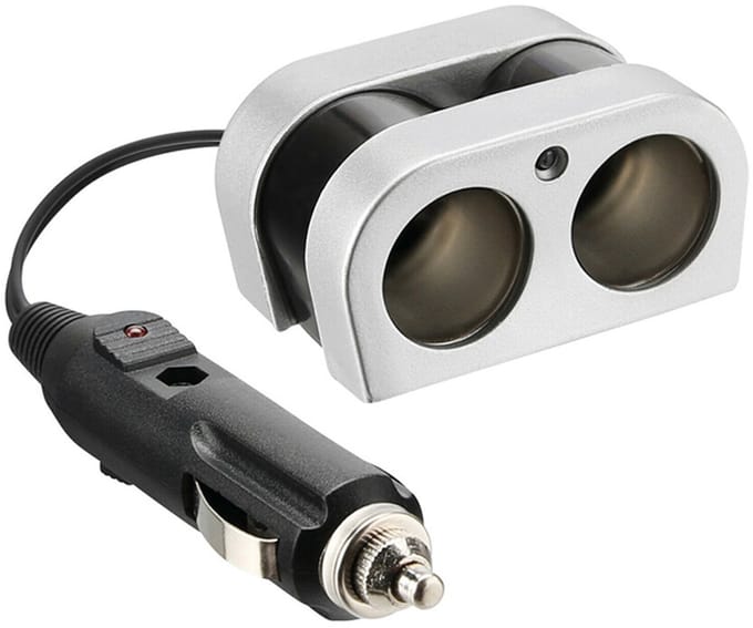 2- weg aanstekerdoos 12 Volt