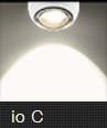 Occhio - io giro volt C Plafondlamp - wit glanzend