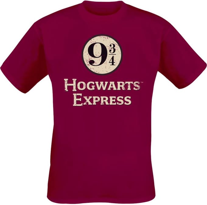 Harry Potter Hogwarts Express Platform 9-3/4 Heren T-shirt - rood - M