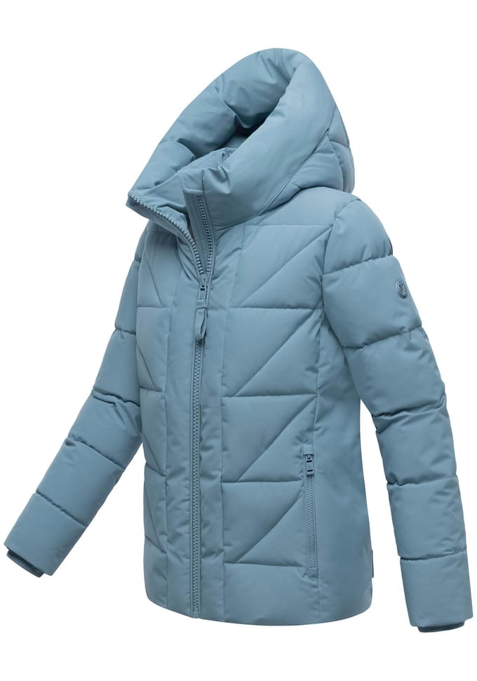 Marikoo dames winterjas Kuschelnasee met capuchon en fleecevoering