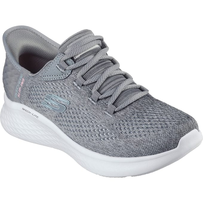 Skechers Skech-Lite Pro Natural Textile Vrouwentrainers Grijs/Multi