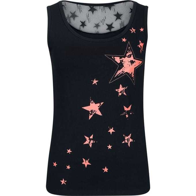 Full Volume zwart top met kanten rugdecolleté - Dames - S