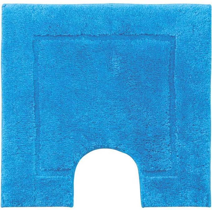 Casilin Orlando Luxe WC-mat - 59 x 59 cm - Met uitsparing - Aquablauw
