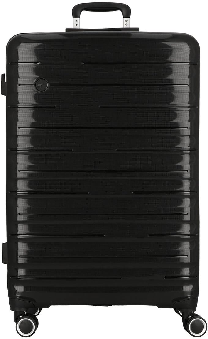 cocoono Madrid 4 wielen Trolley 77 cm - Harde bagage - TSA slot - schwarz