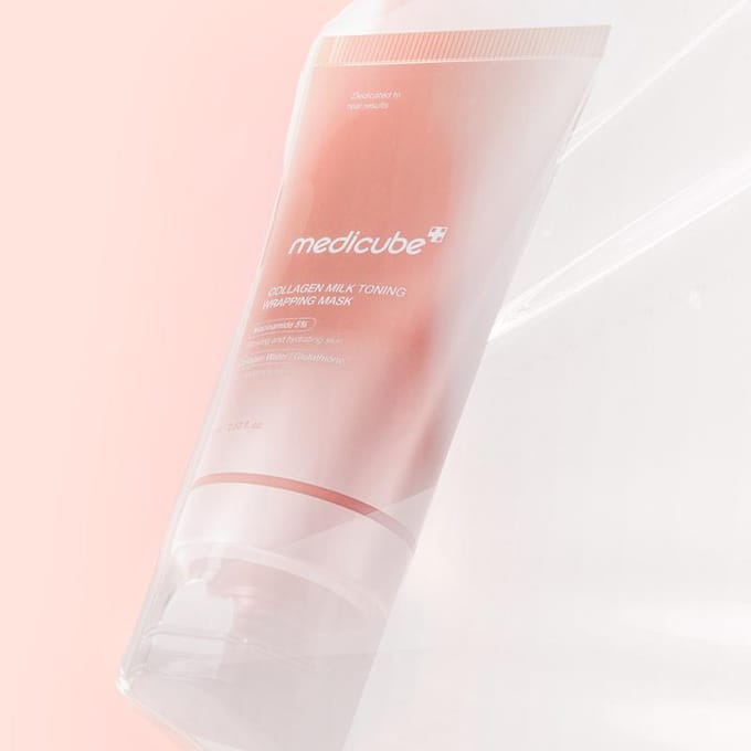 [medicube] Collageen Melk Toning Wrapping Masker 75ml white