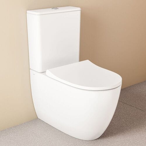 Sento pedestal toilet VitrA Flush 2.0, back to wall, washdown 5987B003-0585