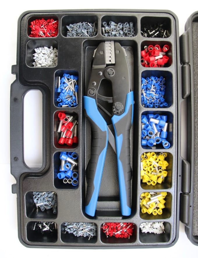 Conex Professionele Draadkabelschoen Kit Met Crimp Gereedschap - CE900102