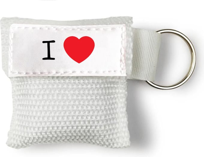 Kiss of Life - Beademingsmasker - I Love - Wit