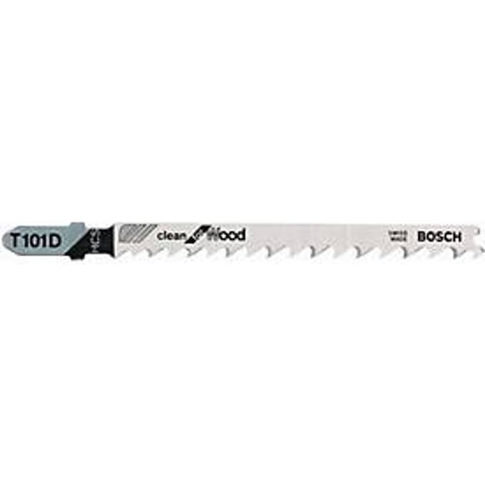 Bosch Accessories 2608630032 Decoupeerzaagblad T 101 D, Clean for Wood, verpakking van 5 stuks 5 stuk(s)