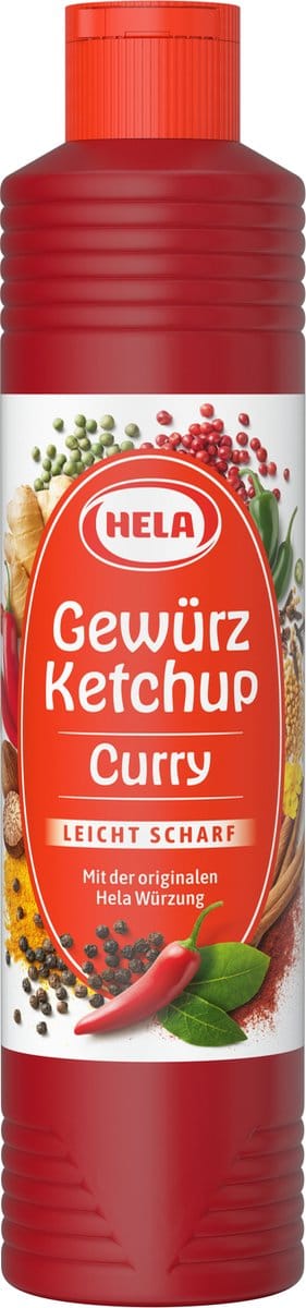 Hela - Kruidenketchup Curry - licht kruidig - 800 ml AANBIEDING THT 31-01-2025